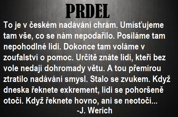 prdel